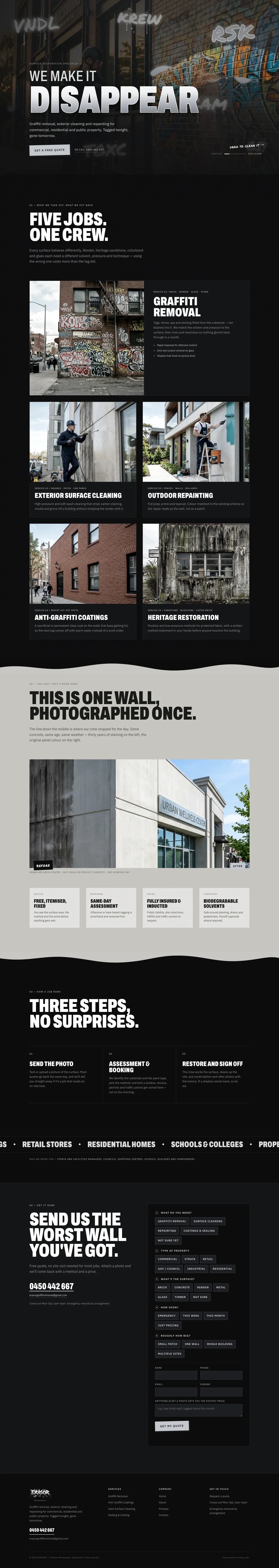 The ERASOR website